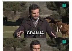 Pablo Casado hablando de las granjas