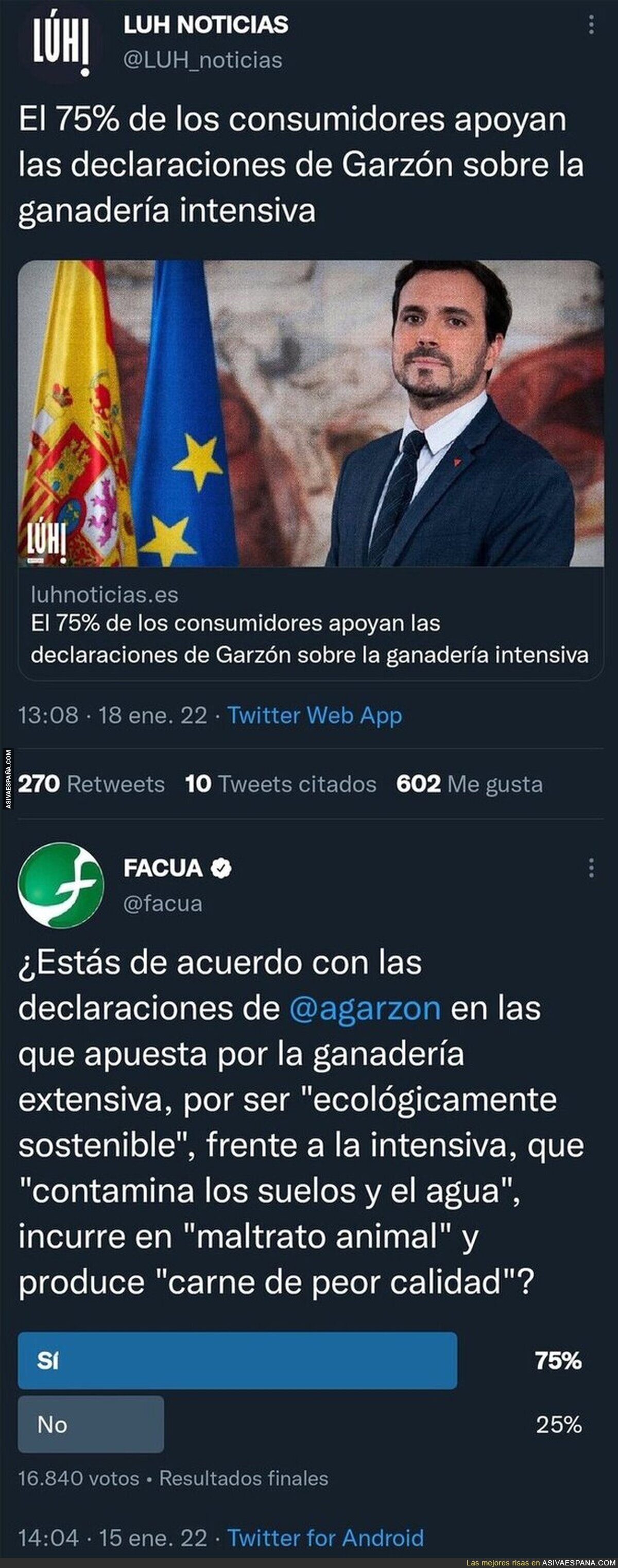 Así funciona el periodismo actualmente con este titular sobre Alberto Garzón