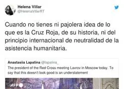 Que forma de hacer el ridículo atacando a la Cruz Roja