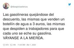 El abuso de las gasolineras en todos los sentidos