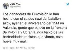 Impunidad total en Eurovisión para los nazis