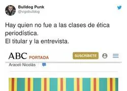 Hay que tener poca vergüenza para hacer un periodismo así