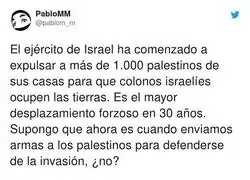 ¿Por qué no se ayuda a los palestinos?