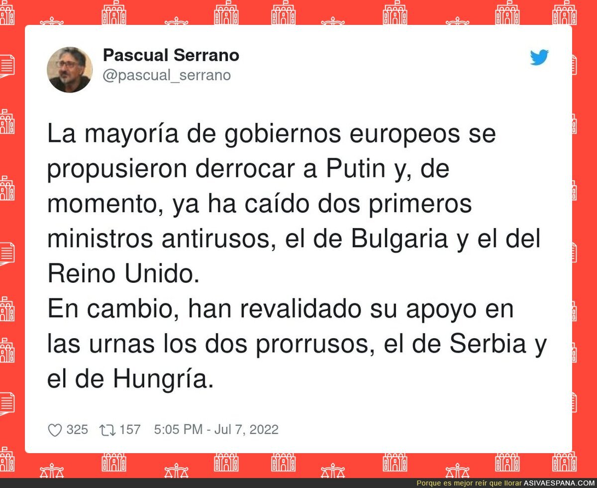 Así está la situación política durante la guerra