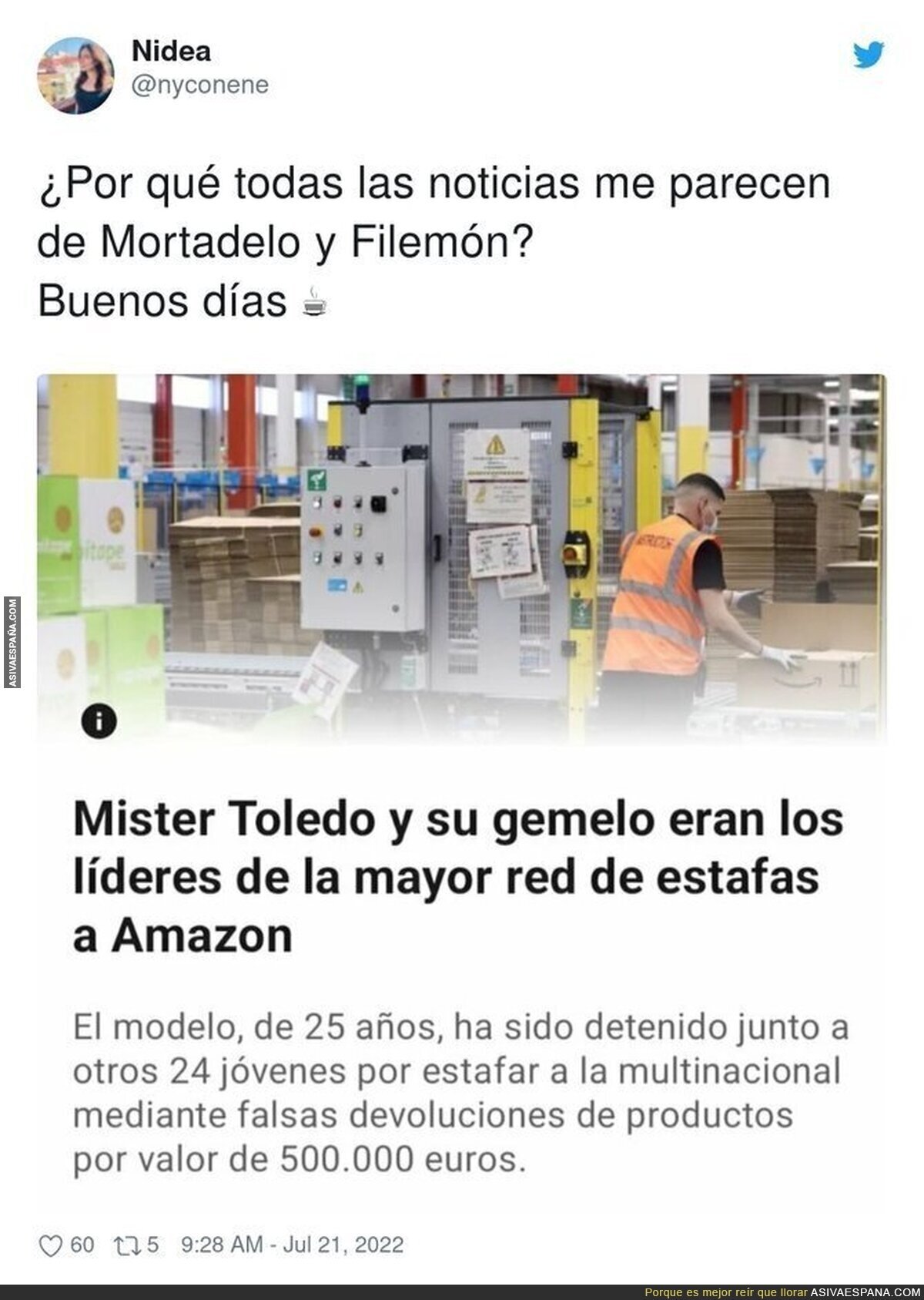 Parece de chiste algunas noticias que pasan en España