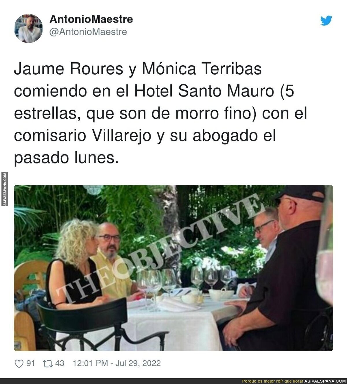 Lo poco que ha tardado Antonio Maestre en hablar sobre Roures y aún ni ha difundido los audios de Ferreras