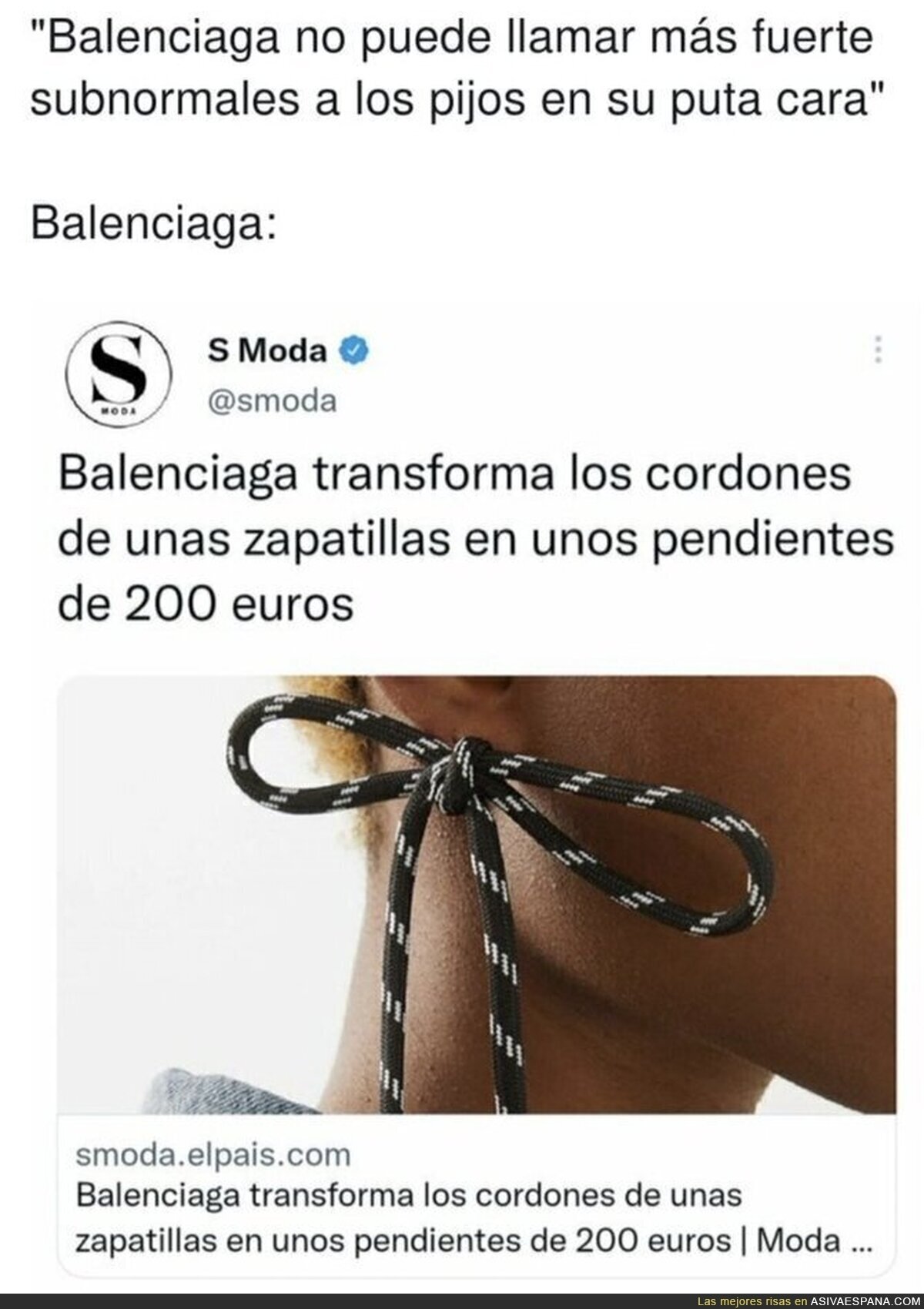 Balenciaga no puede dejar de reírse de los ricos