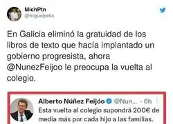 Las dos caras de Feijóo