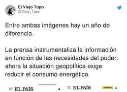 Así ha cambiado el cuento con la energía