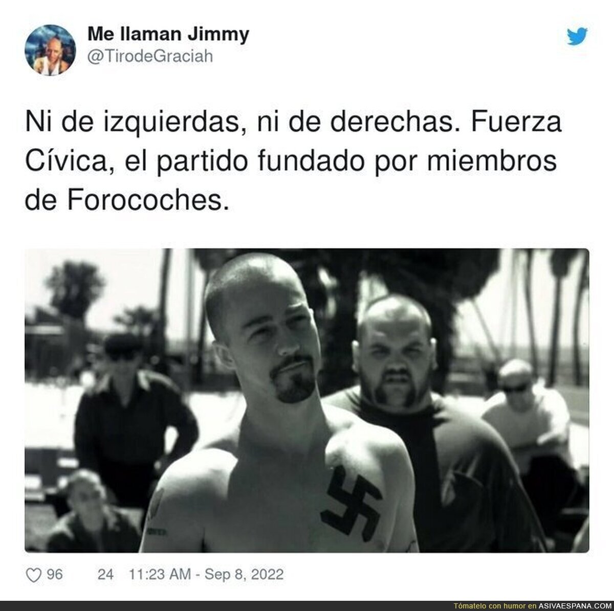 Tal cual, por @TirodeGraciah