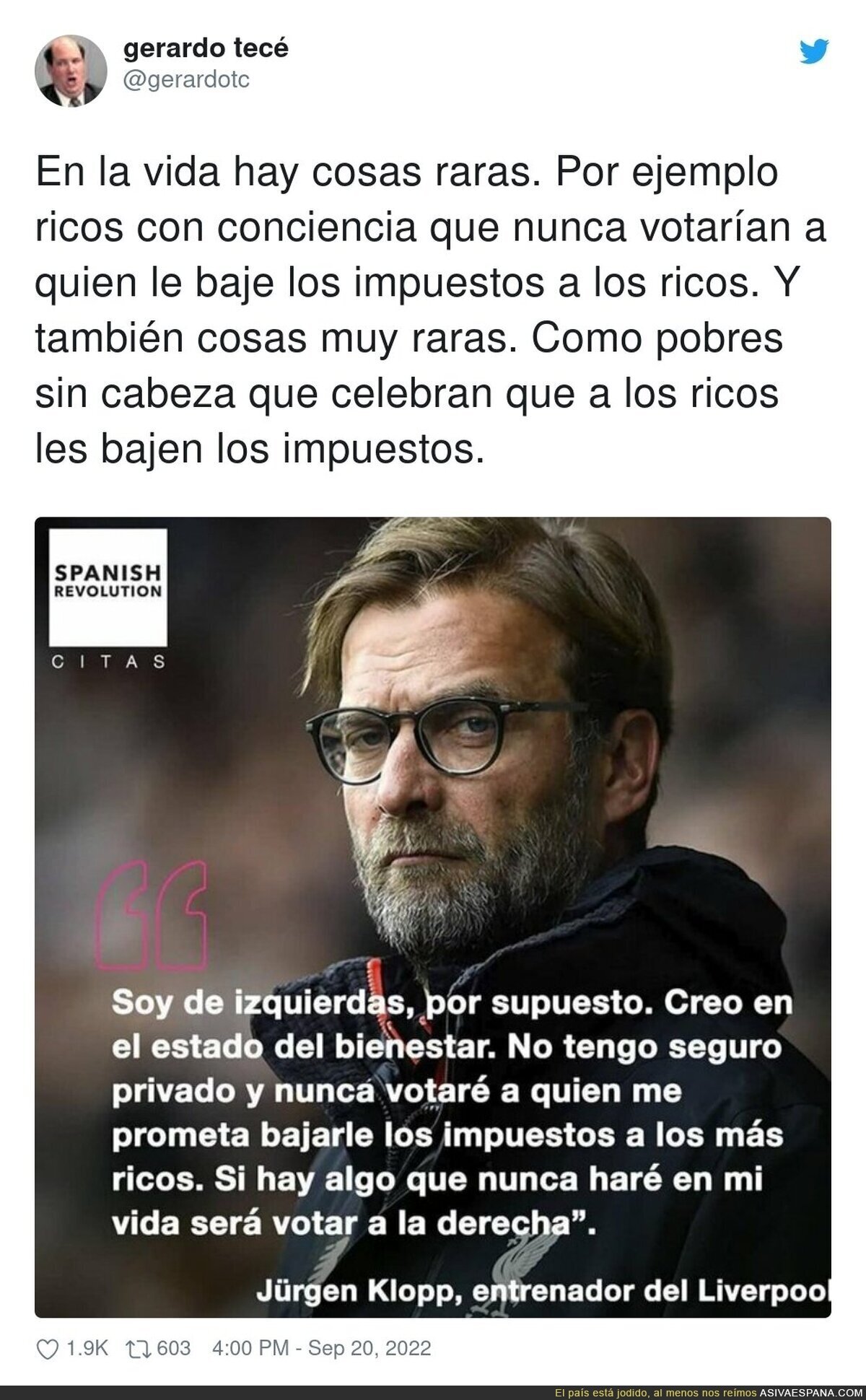 Klopp es un ejemplo a seguir