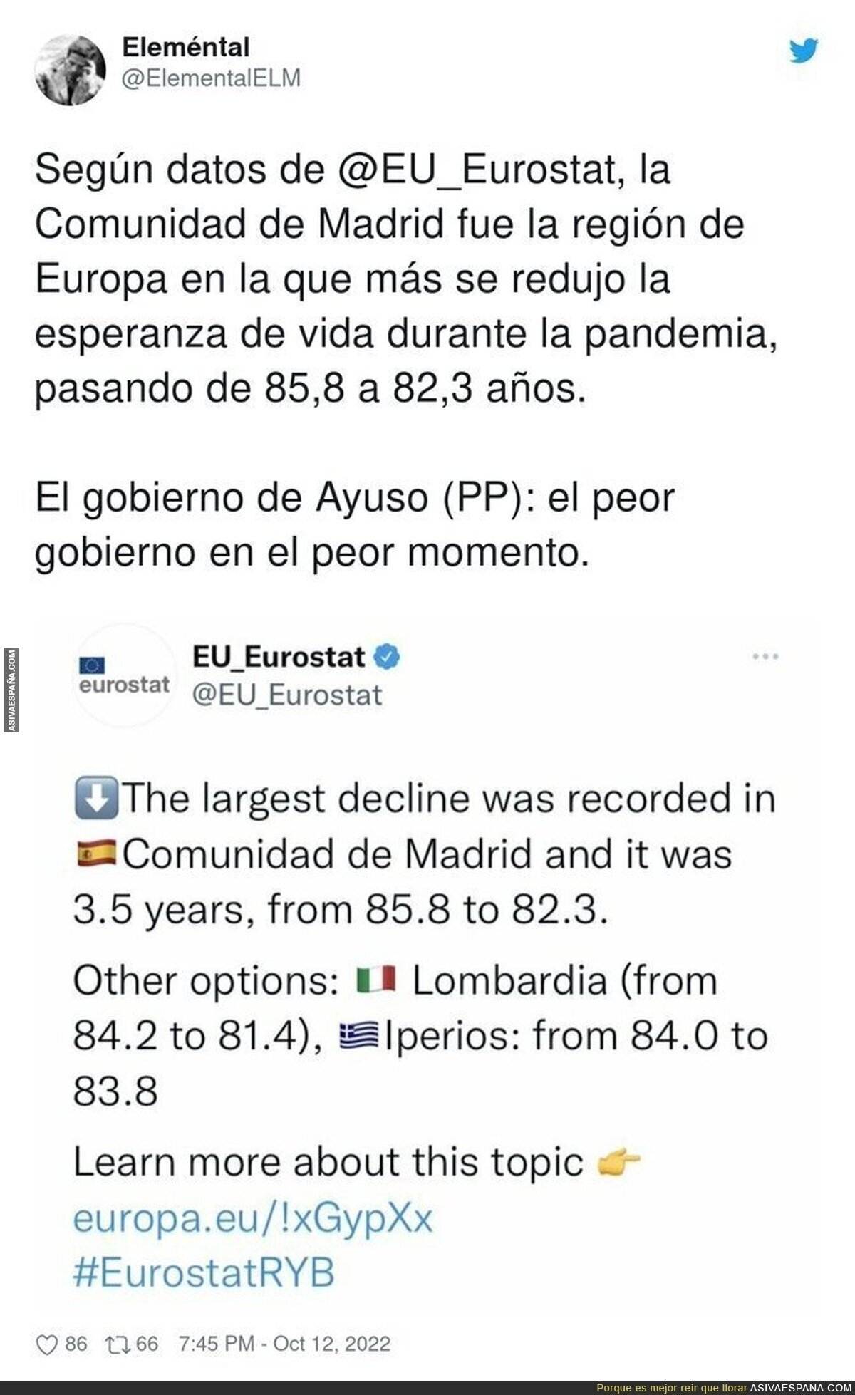 Menuda escabechina hubo en Madrid en plena pandemia