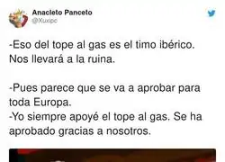 La doble cara de Feijóo con el tope de gas