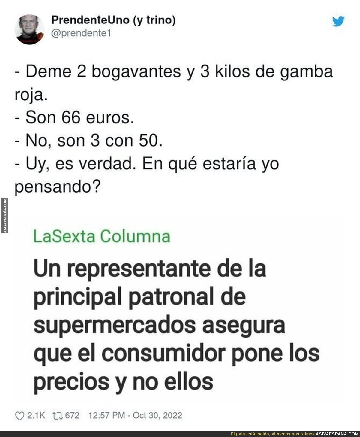 Así funciona un supermercado según uno de los representantes de la patronal