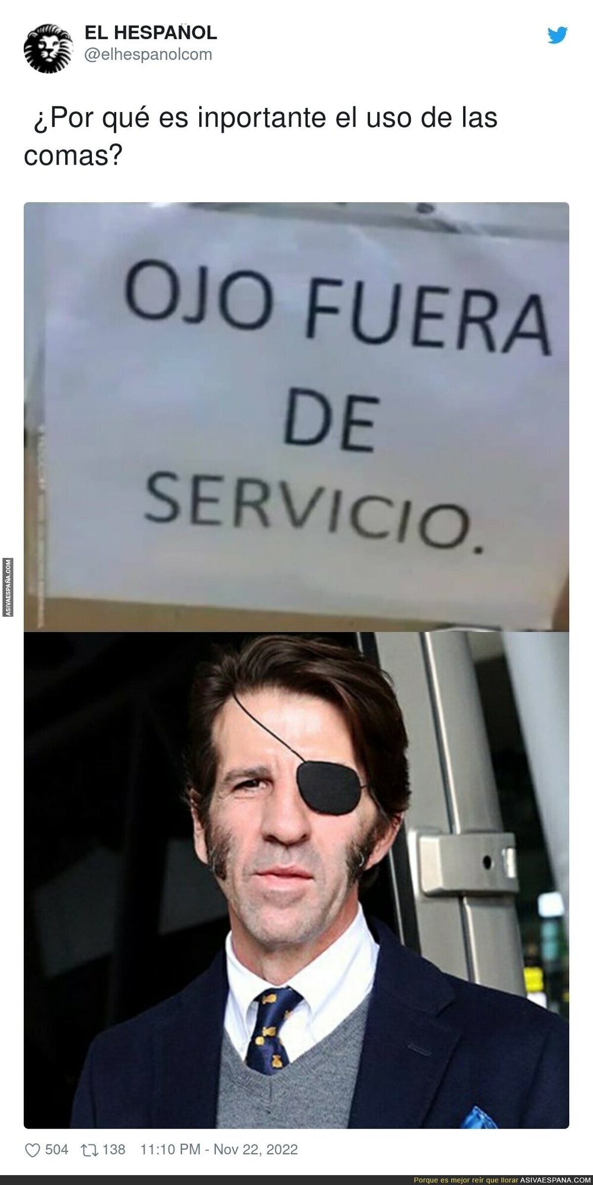 Hay que tener cuidado como se escribe