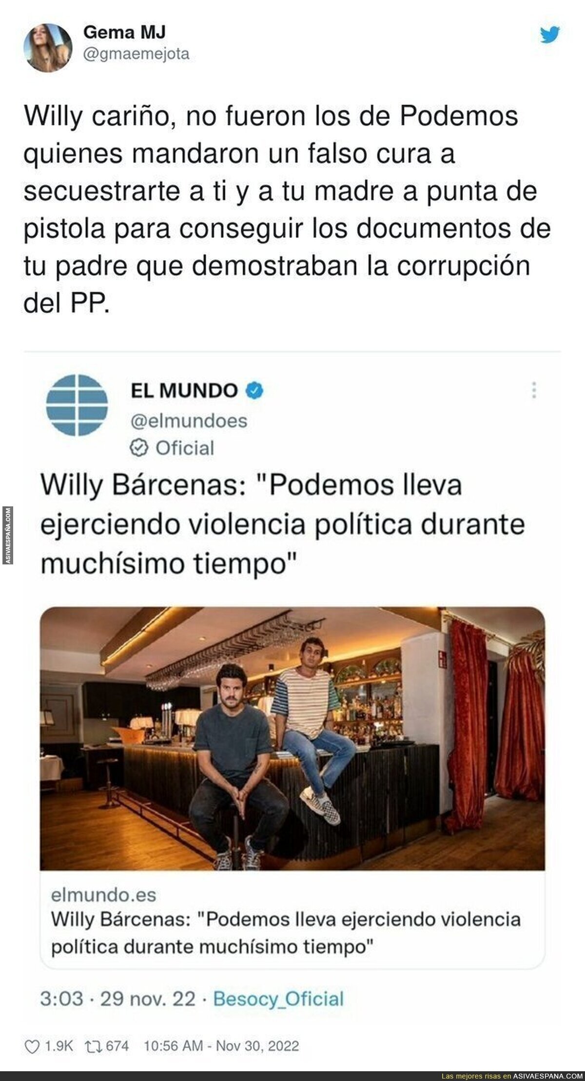 La violencia política de la familia Bárcenas