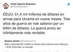 El precio de la guerra