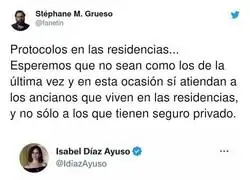 Ayuso es un peligro andante