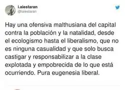 Es muy grave el discurso que estamos escuchando contra la natalidad