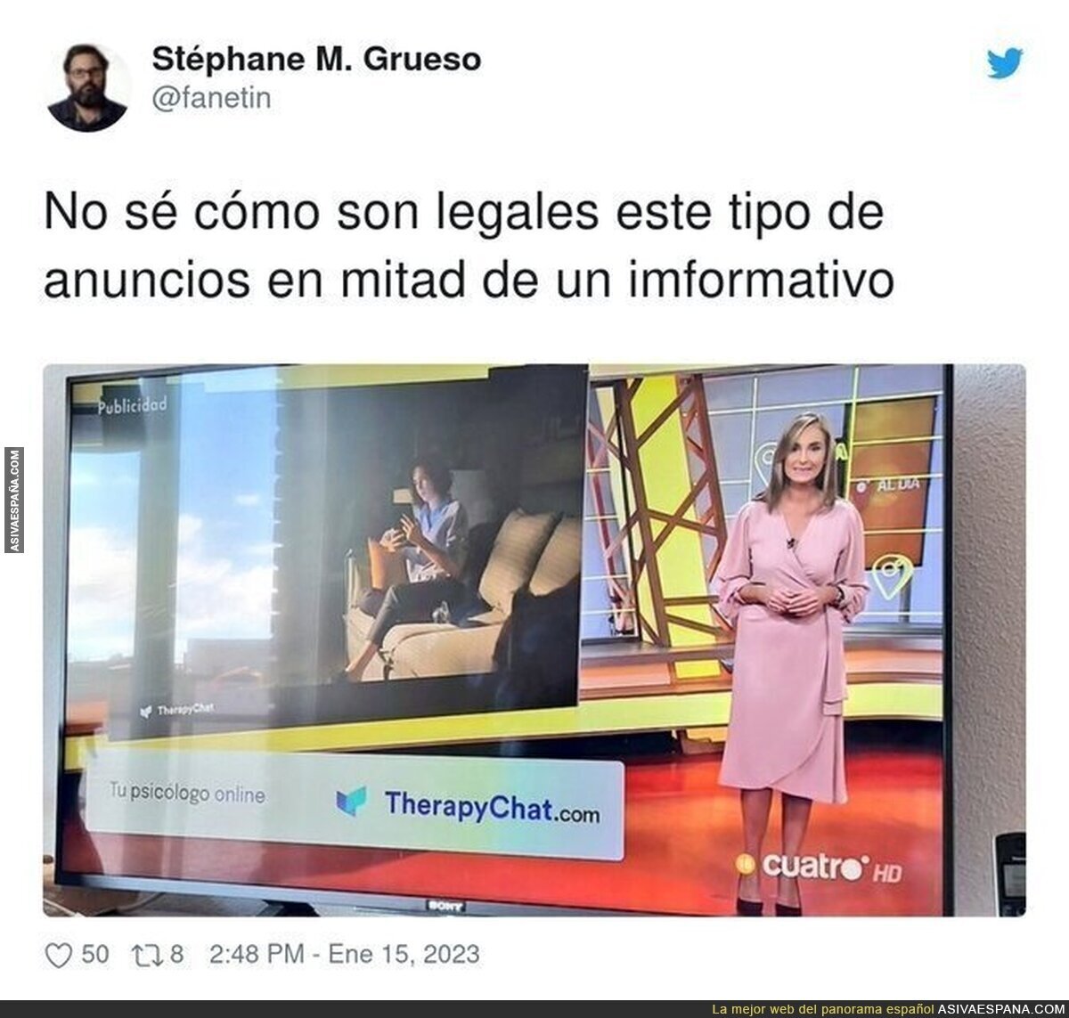 Lo típico que te sueles encontrar en un informativo