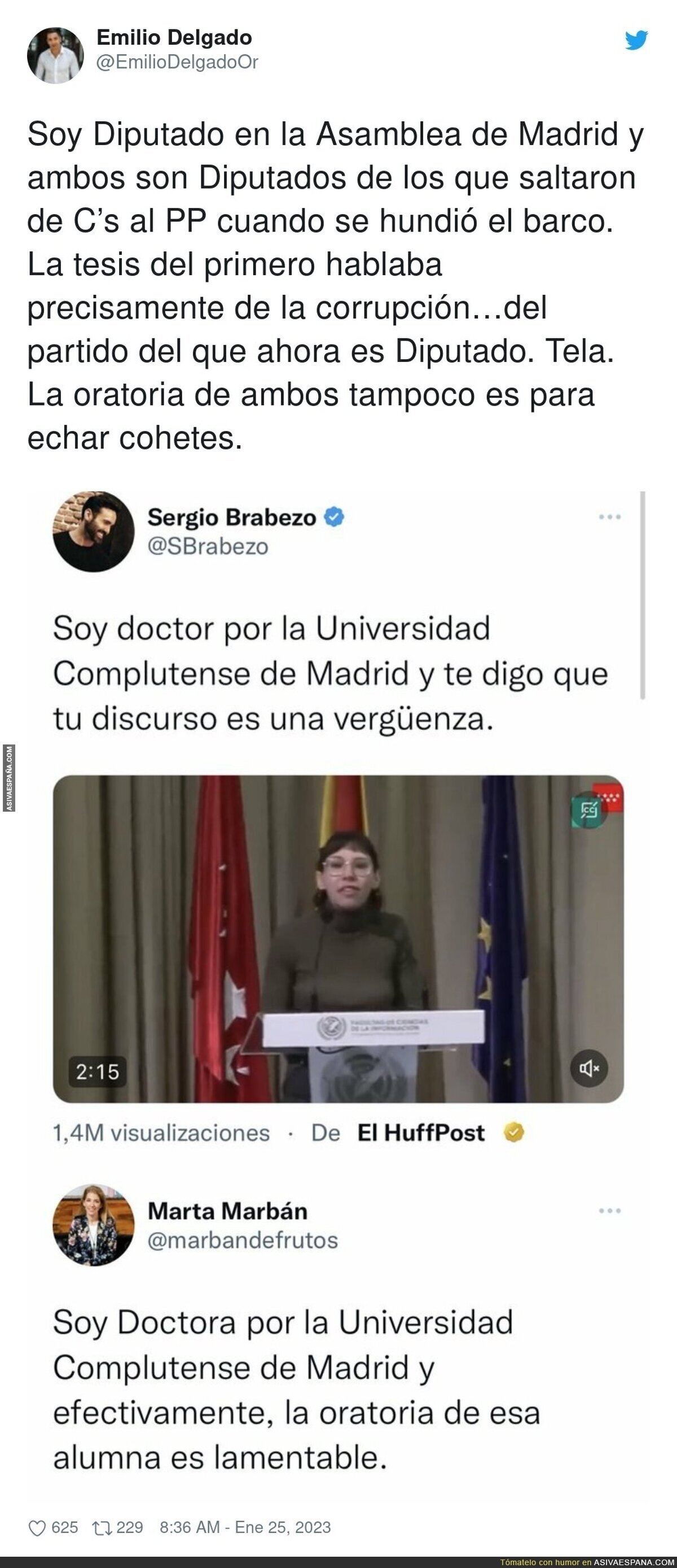 Así es el nivel de la gente que critica a la alumna más laureada de la Complutense