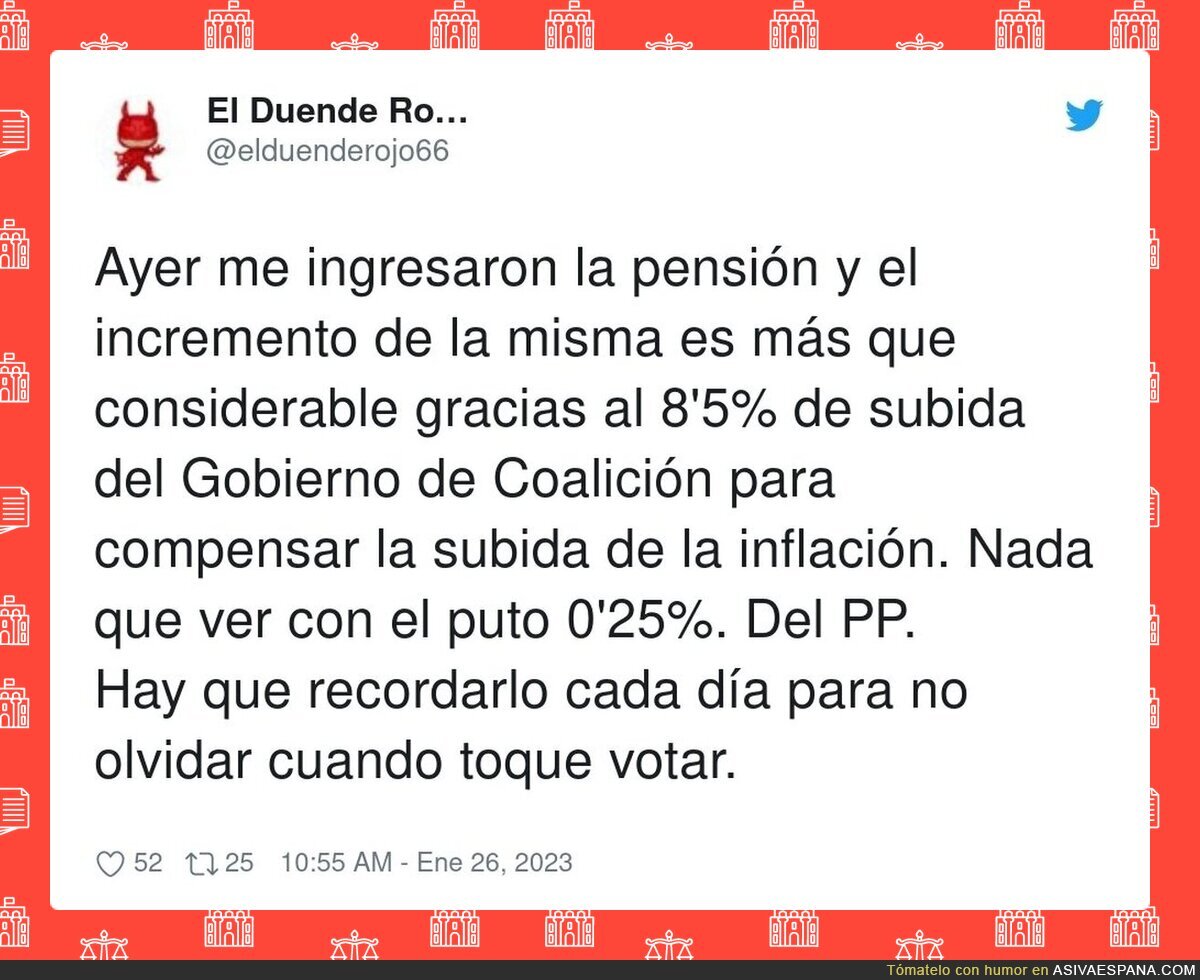 Así trataba el PP a los pensionistas