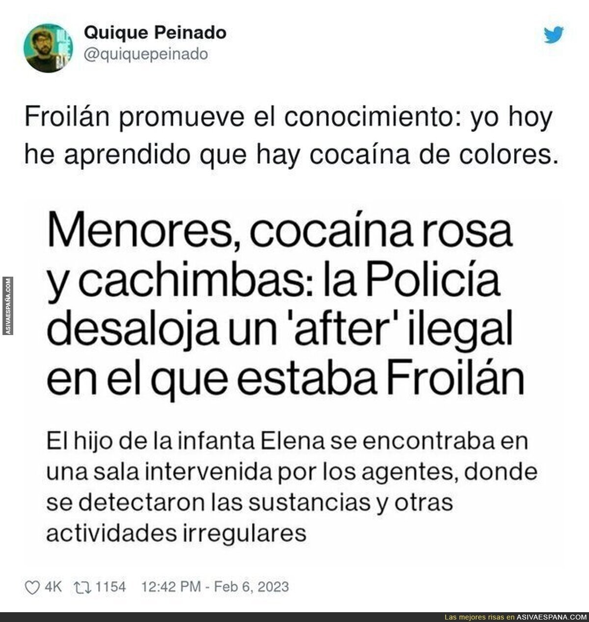 Froilán nos da conocimiento