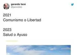 La gente se cansa de la libertad de Ayuso