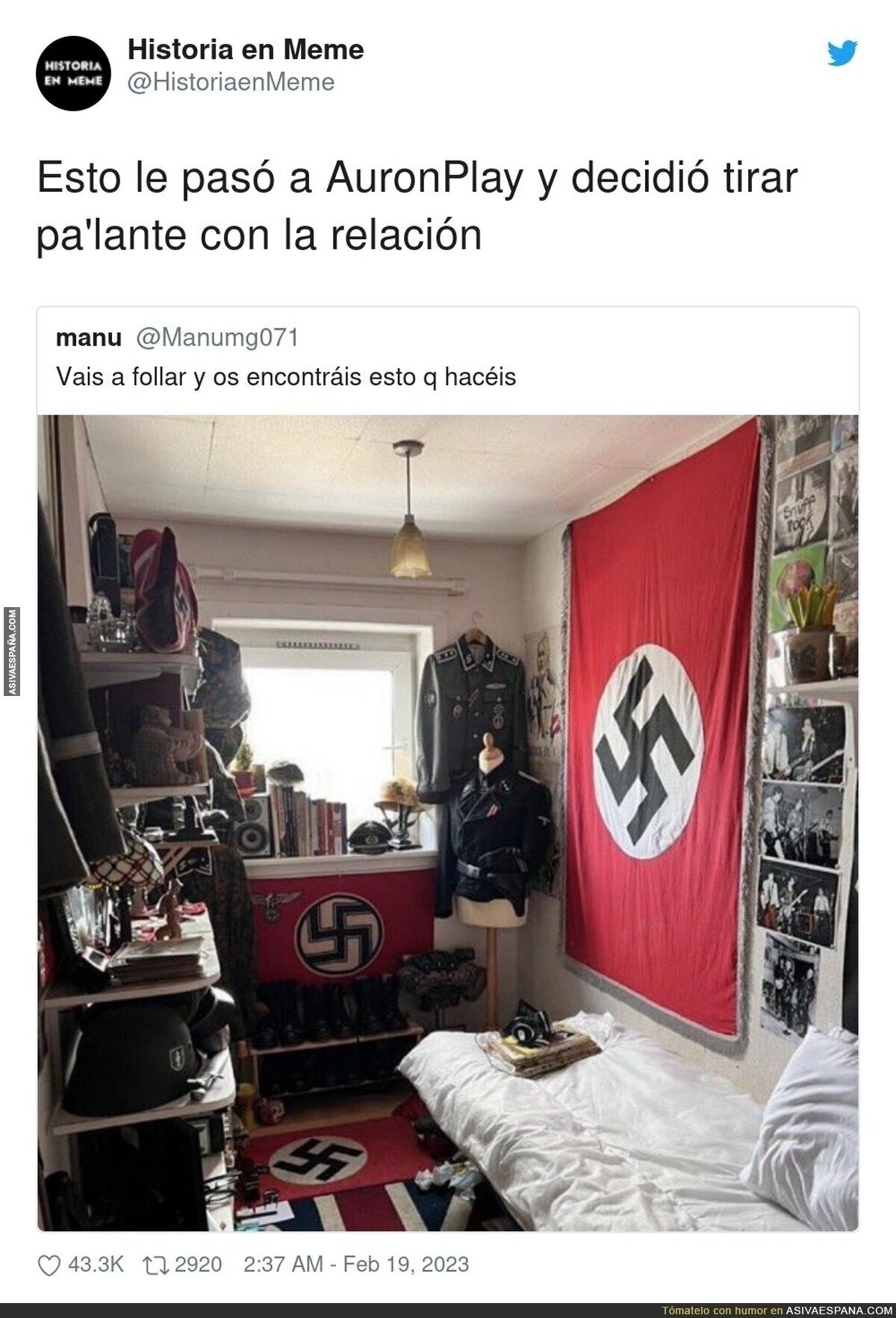 Cuando te encuentras a un nazi en tu vida