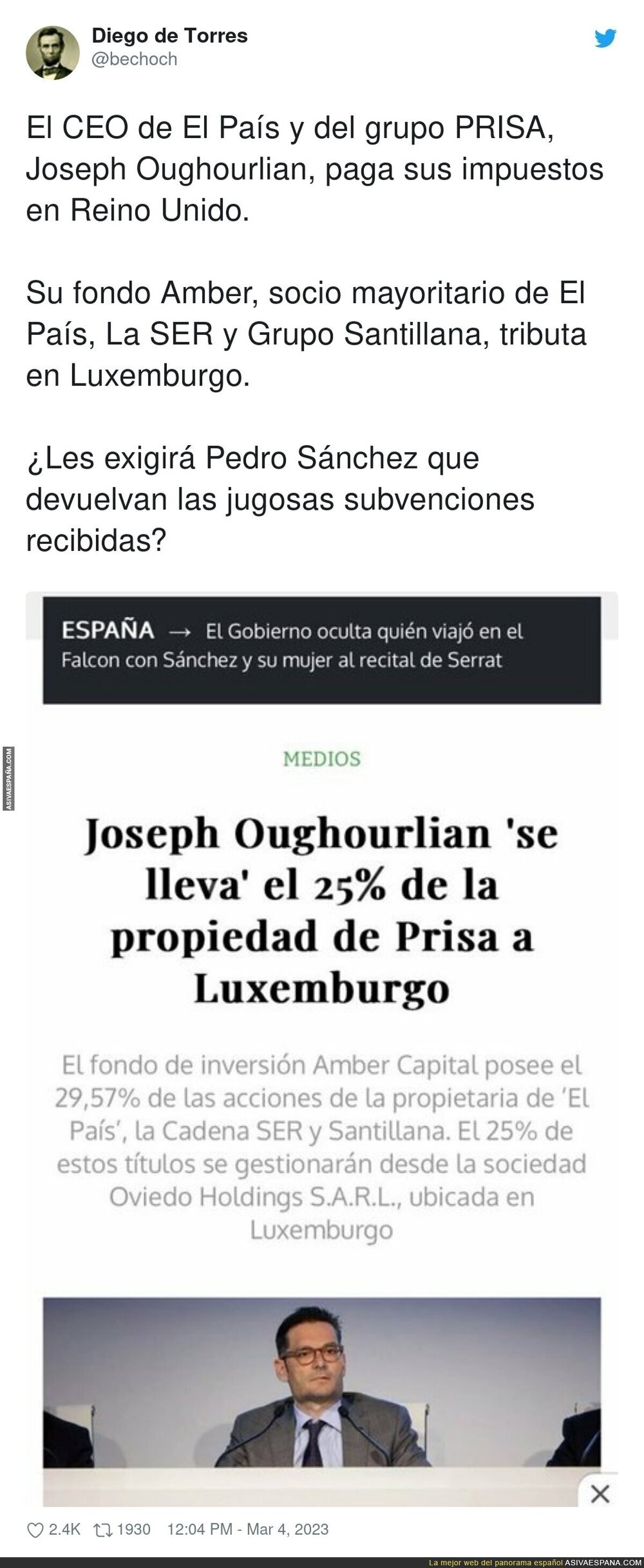 ¿Por qué con unas empresas si y con otras no?