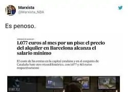 El mercado del alquiler es insostenible