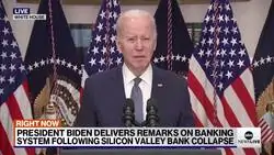 Biden sobre la caída de SVB y Signature: "Los inversores (accionistas) no serán protegidos. Asumieron un riesgo a sabiendas y, cuando el riesgo no les recompensó, los inversores perdieron su dinero. Así es cómo funciona el capitalismo"