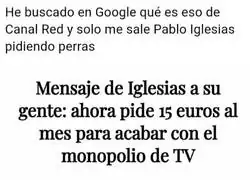 El dineral que pide Pablo Iglesias para su televisión