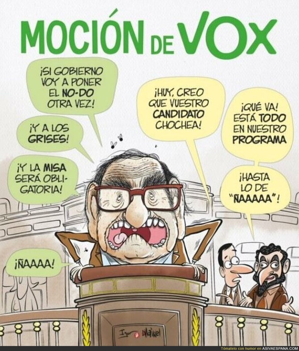 Resumen de la moción de censura de VOX, por El Jueves