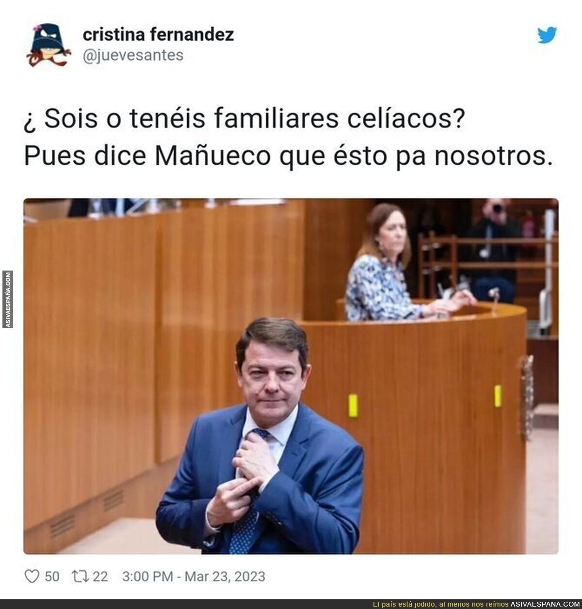 Un saludo de Mañueco