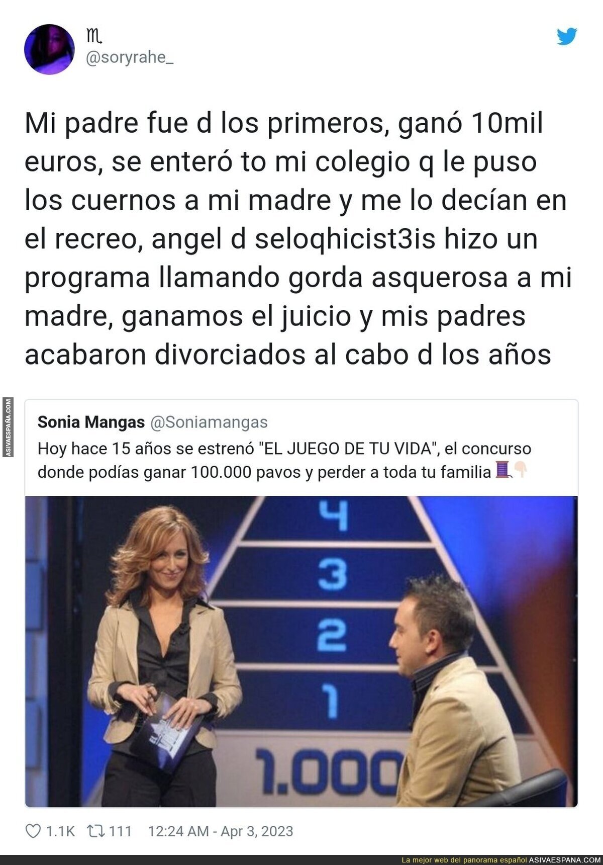 Historia de España el programa "El juego de tu vida"