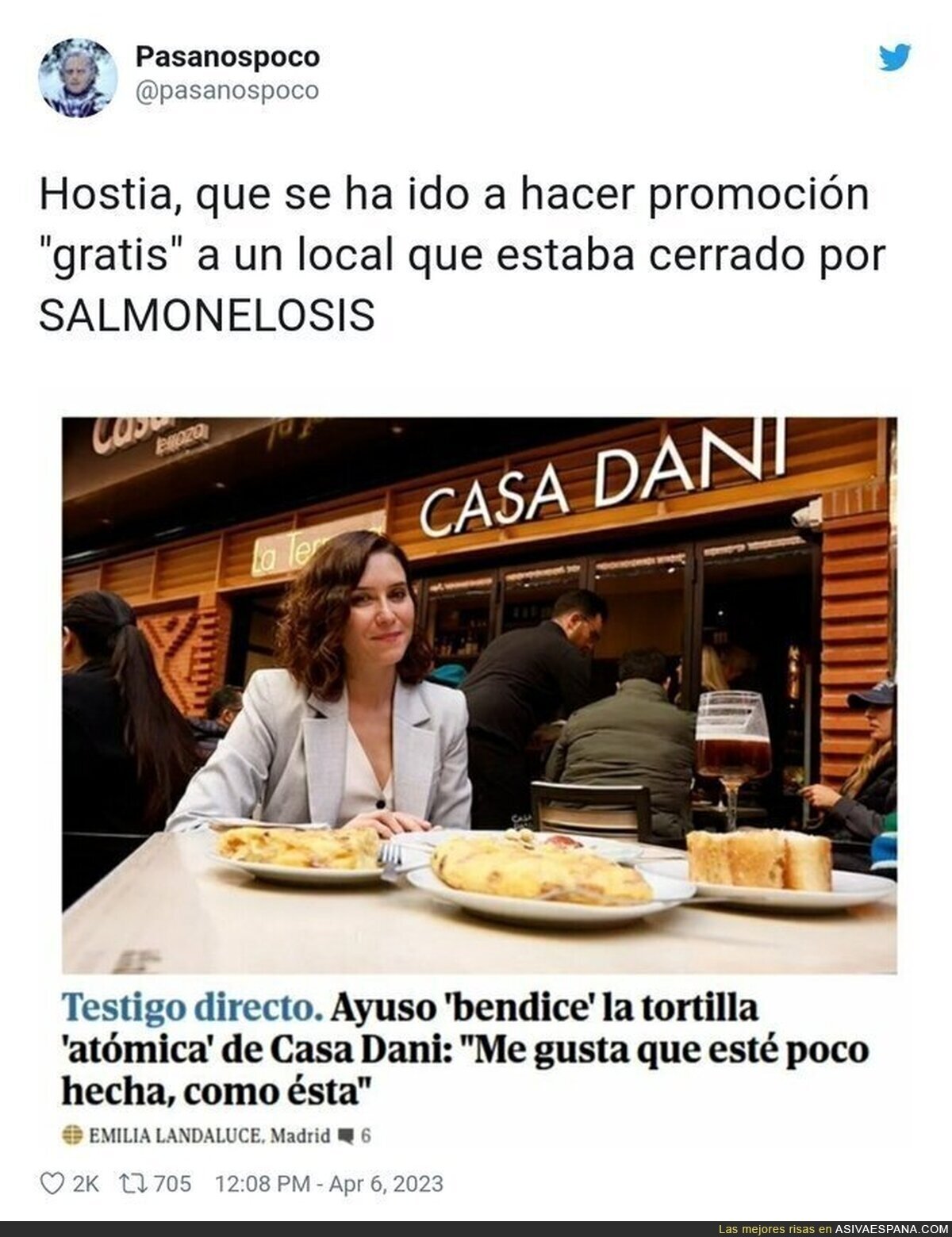 Ayuso lo ha vuelto a hacer