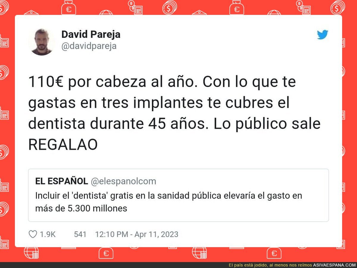 ¿A quién le parece caro el gasto público que supondría?