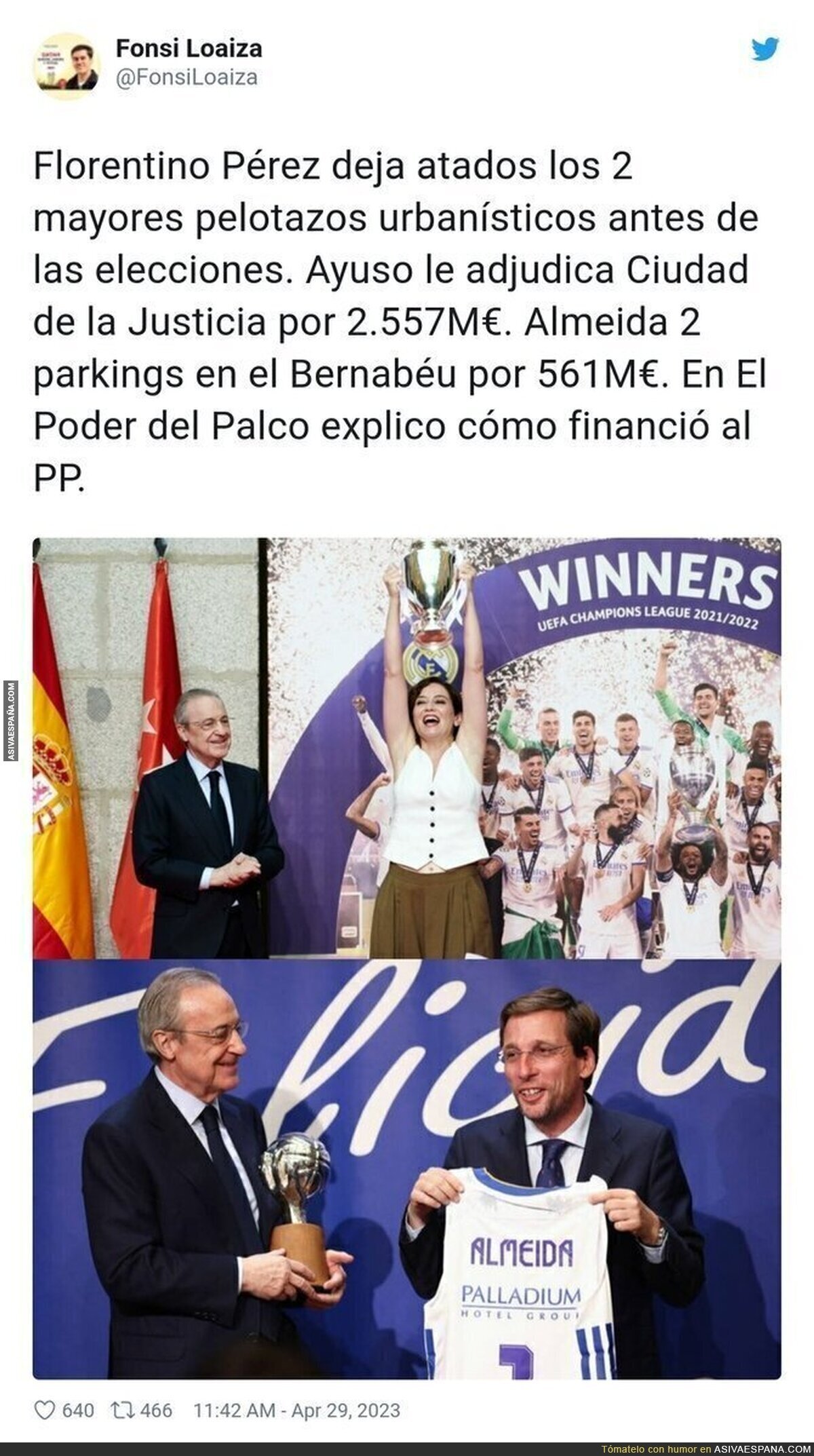 Florentino siempre gana