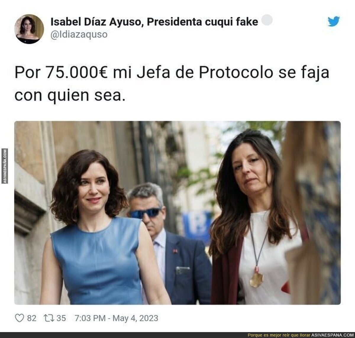 La guardaespaldas de Ayuso