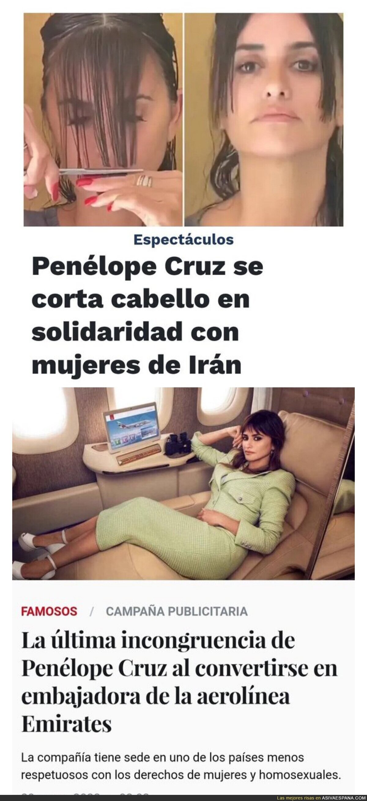 La doble cara de Penélope Cruz tras criticar a Irán