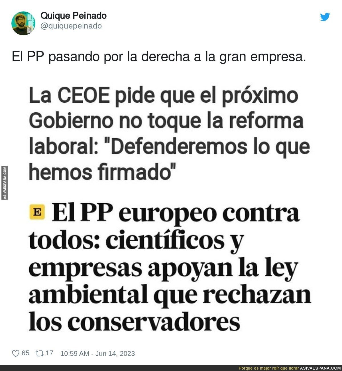 El PP haciendo de las suyas