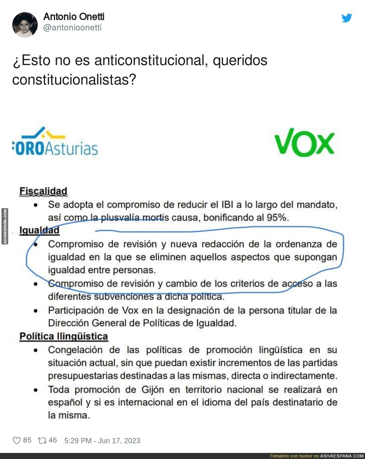 VOX. ya no se tapa