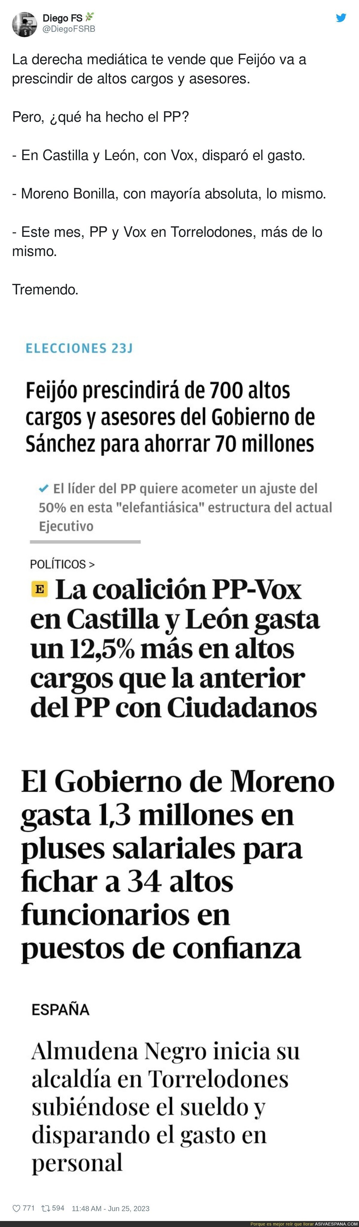 Polémica por los altos gastos del PP en comunidades autónomas