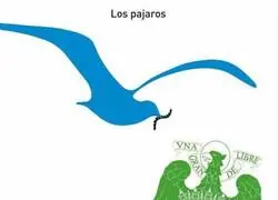 La gaviota que alimenta a su cría