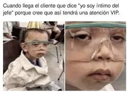 El típico cliente listillo