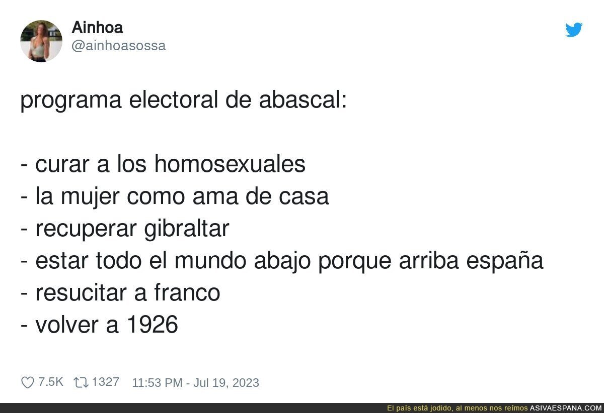 Así son en VOX