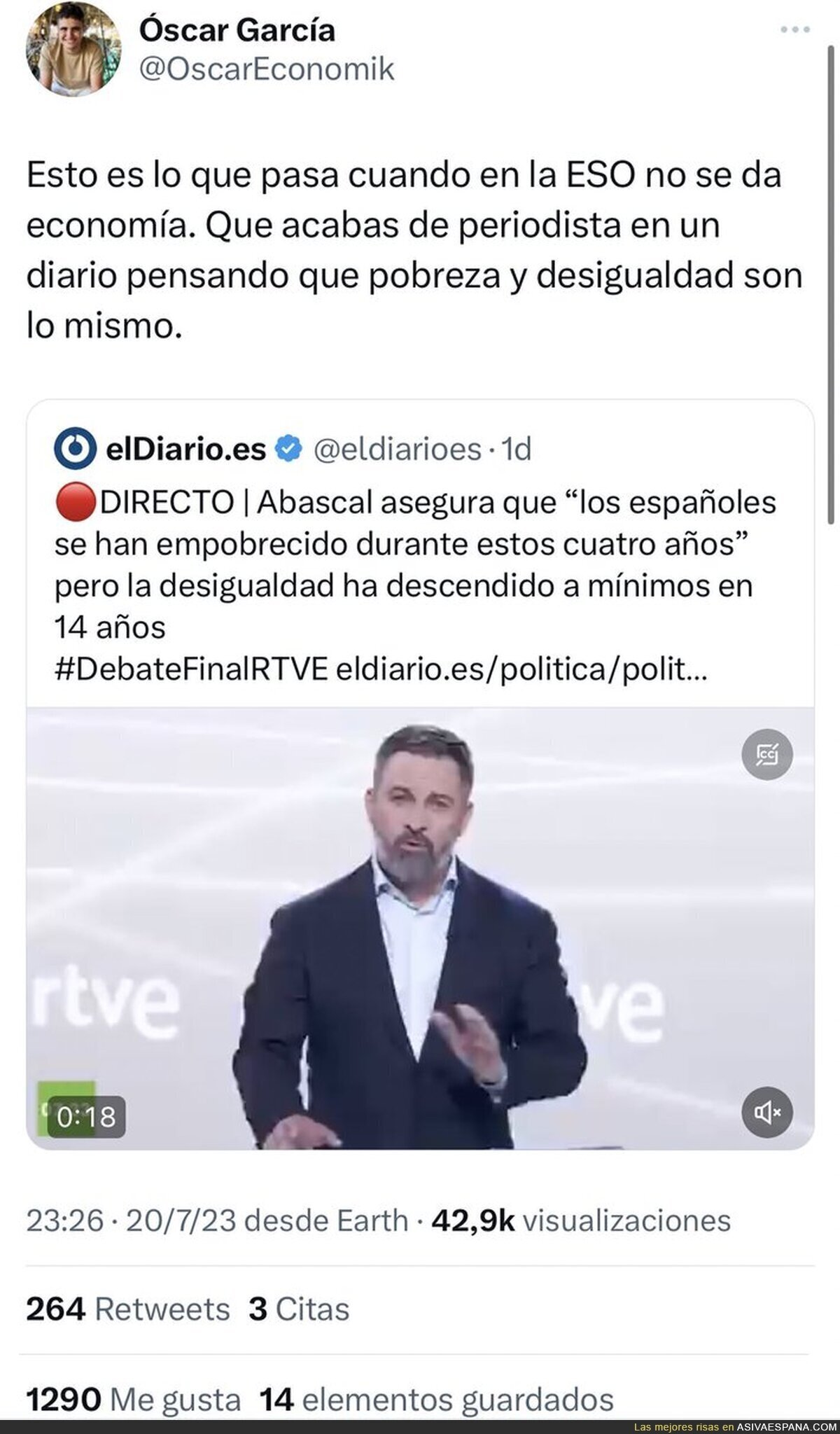 El ridículo de este periodista de 'eldiario'