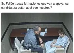 Feijóo no tiene apoyos