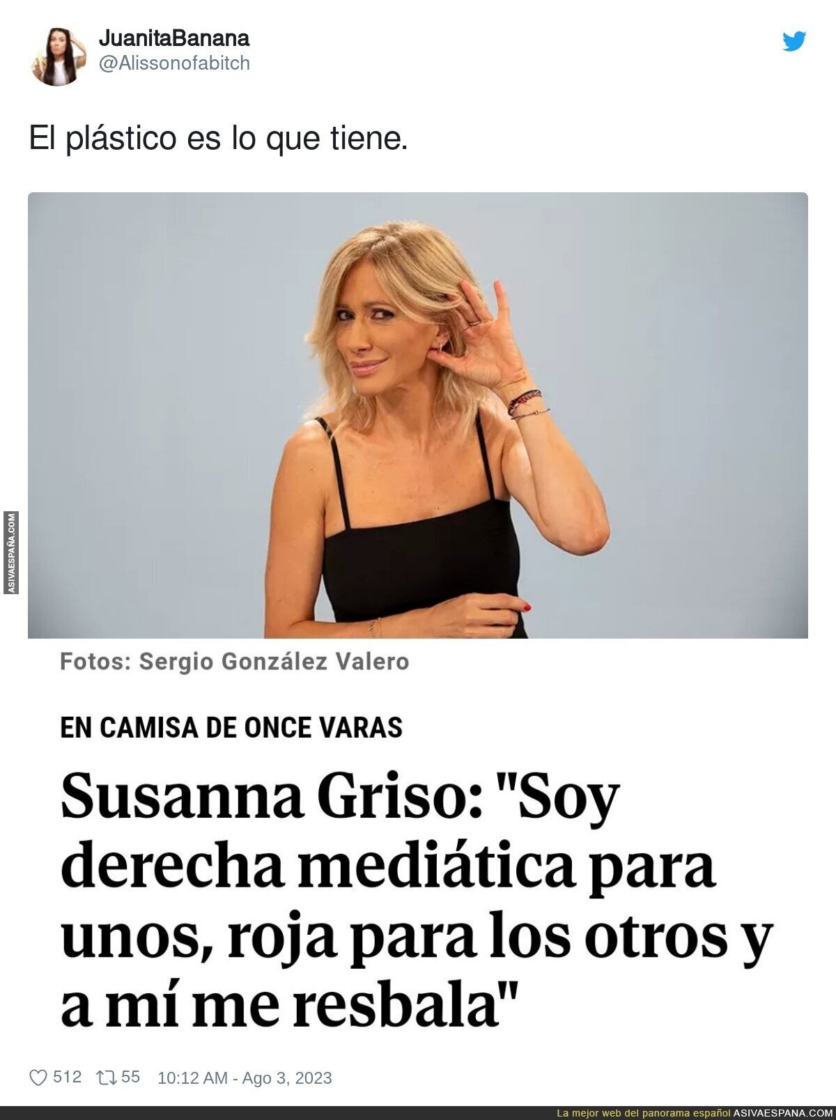 Las críticas que recibe Susanna Griso